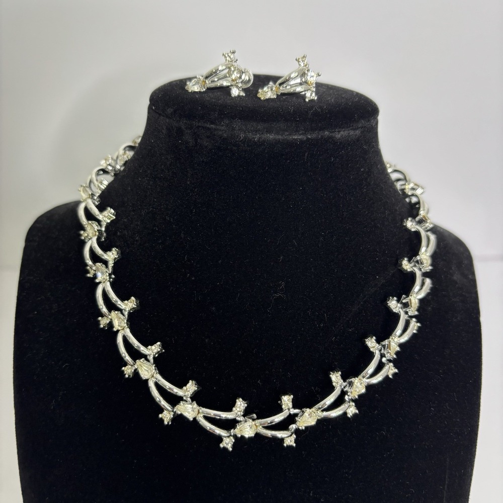 Vintage Duane Necklace & Earrings Jewelry Set - Picture 1 of 4